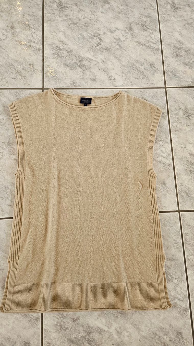 Maglioni & Felpe: Cashmere Collection Pullunder, Beige, Grösse L, Top Zustand – Usato da Gossau ZH venduto da fashiontwo 7