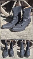 Tolle schwarze Schnür-Boots Gr. 40