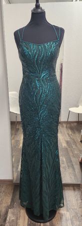 DunkleGrün kleid