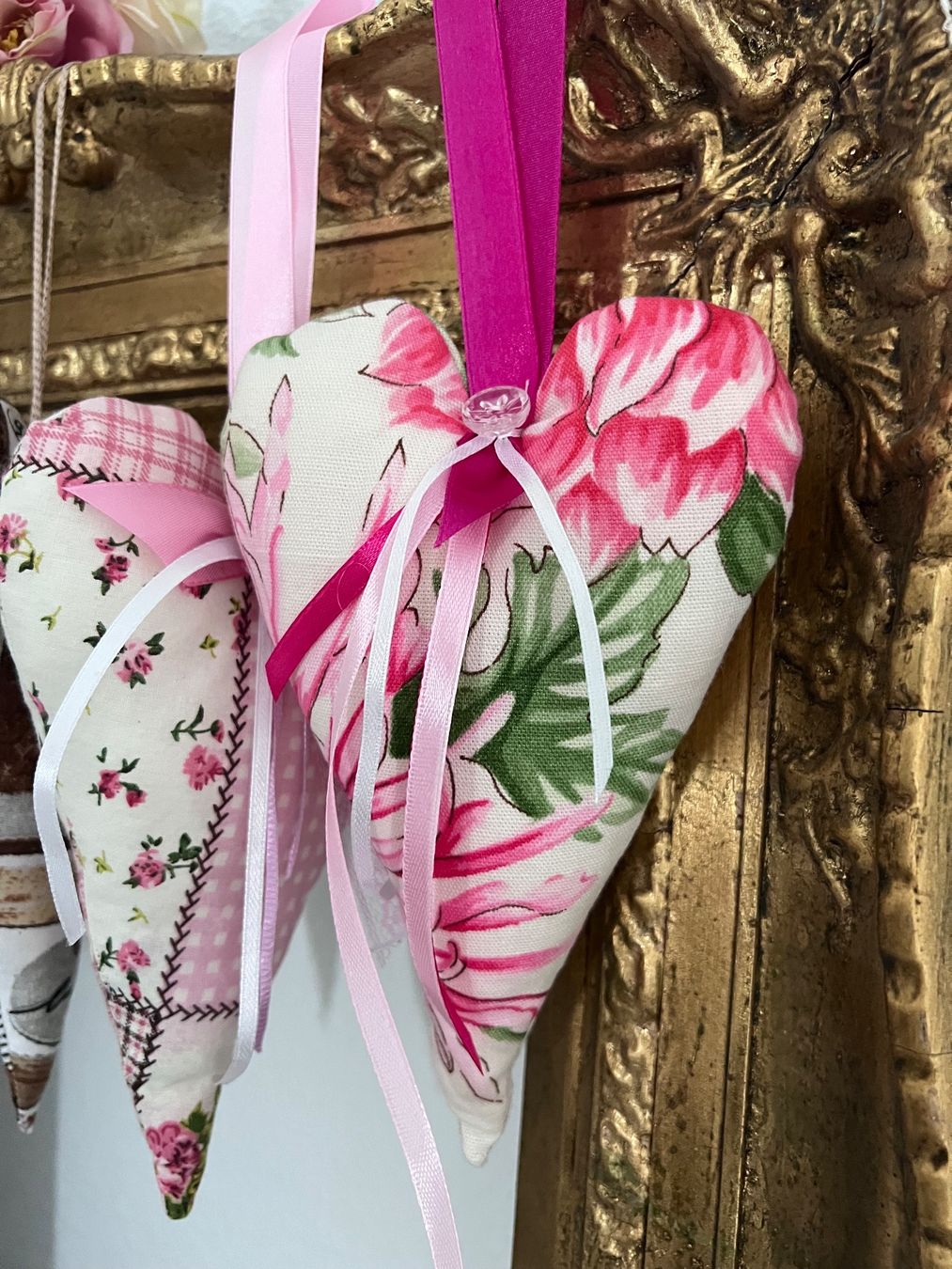 Tutte le decorazioni: Stoff Herz - Shabby – Nuovo (secondo la descrizione) da Walzenhausen venduto da Cerna007 1