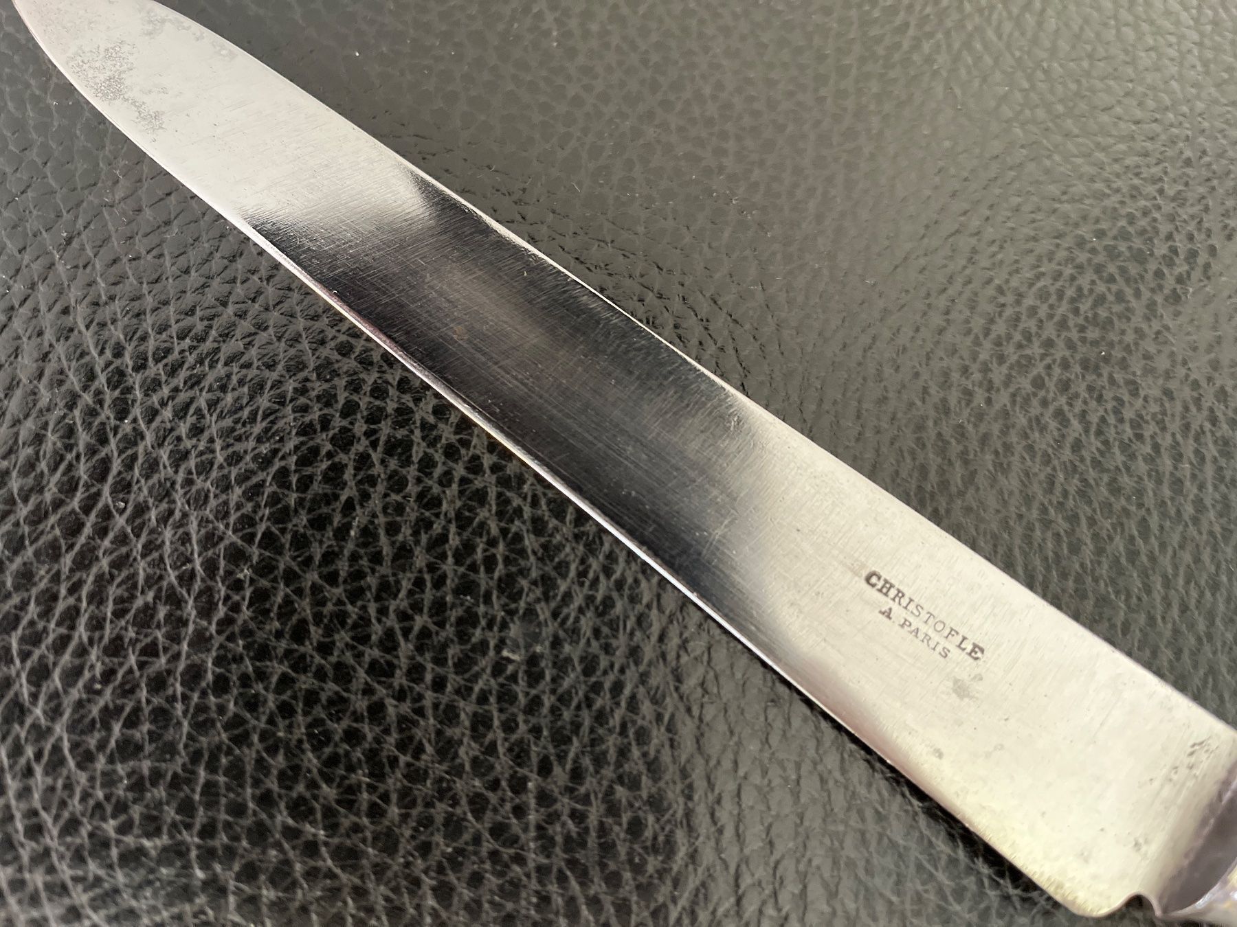 Christofle Set di posate: Couverts à gigot Christofle Ruban – Usato da Morges venduto da bijouxsterling2019 5