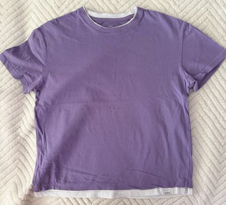 Pull&Bear t-shirt violet taille S