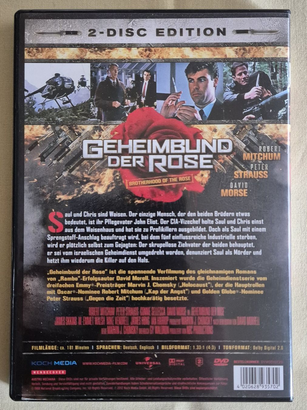 Tutti i DVDs: Der Geheimbund der Rose / 2 DVDs / Robert Mitchum – Usato da Chur venduto da dluli 1