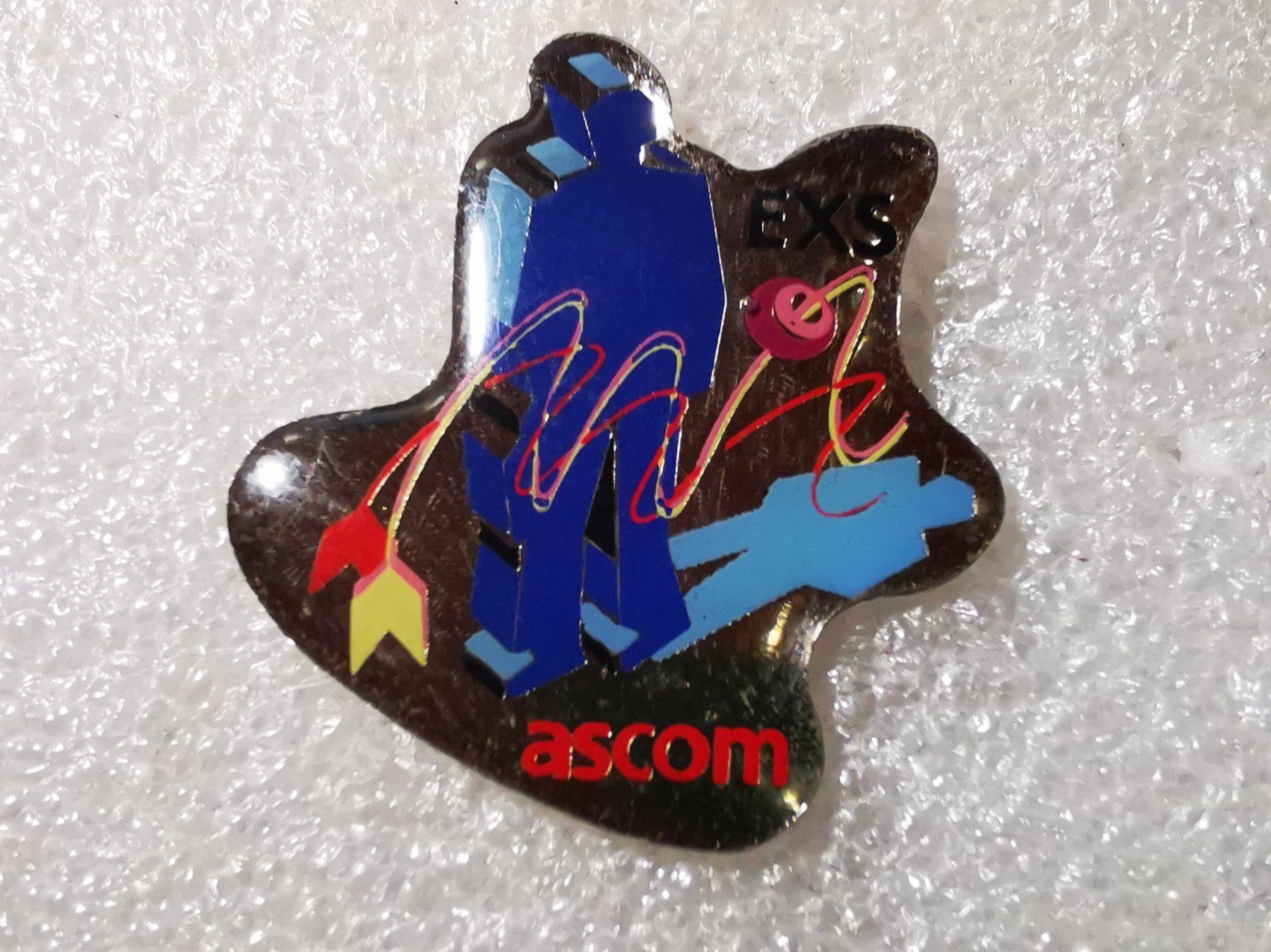 Placchette & Badge: Ansteckpin 11: Ascom – Usato da Oppligen venduto da Pin-Fall-Shop