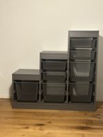 Trofast Aufbewahrungsregal grau Stufe