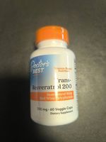 Resveratrolo 200mg, 60 capsule vegetali - Nuovo, sigillato!
