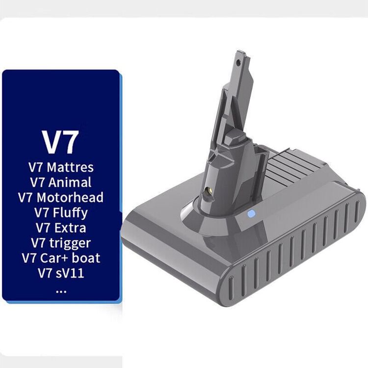 6000mAh Akku Für Dyson V7 Ersatzakku Absolute Staubsauger | Kaufen auf ...