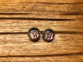 Ohrstecker Vintage Kirschbaumblüten
