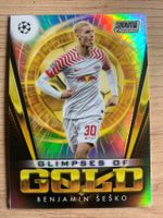 Soccer Benjamin Šeško Glimpses of Gold Topps Stadium Club