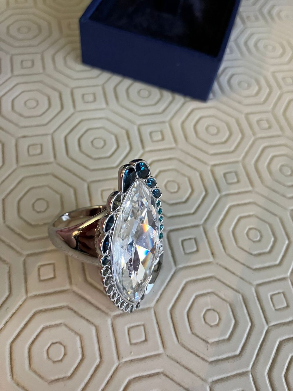 Swarovski Anelli: Anello swarovski tg.58 – Usato da Melano venduto da H-Sara