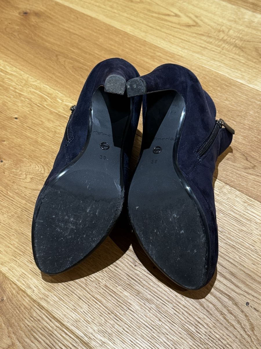 Tamaris Damenschuhe: Tamaris Stiefeletten dunkelblau – Gebraucht aus Baar von corinab_ 5