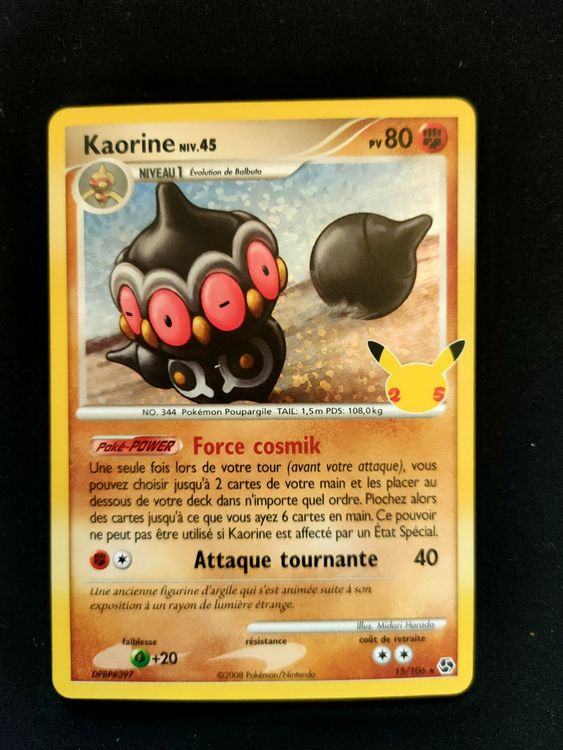Pokémon Carte collezionabili: Carte Pokemon Kaorine Holo Célébrations Français fr – Usato da Thonex venduto da Poketrade_romandie