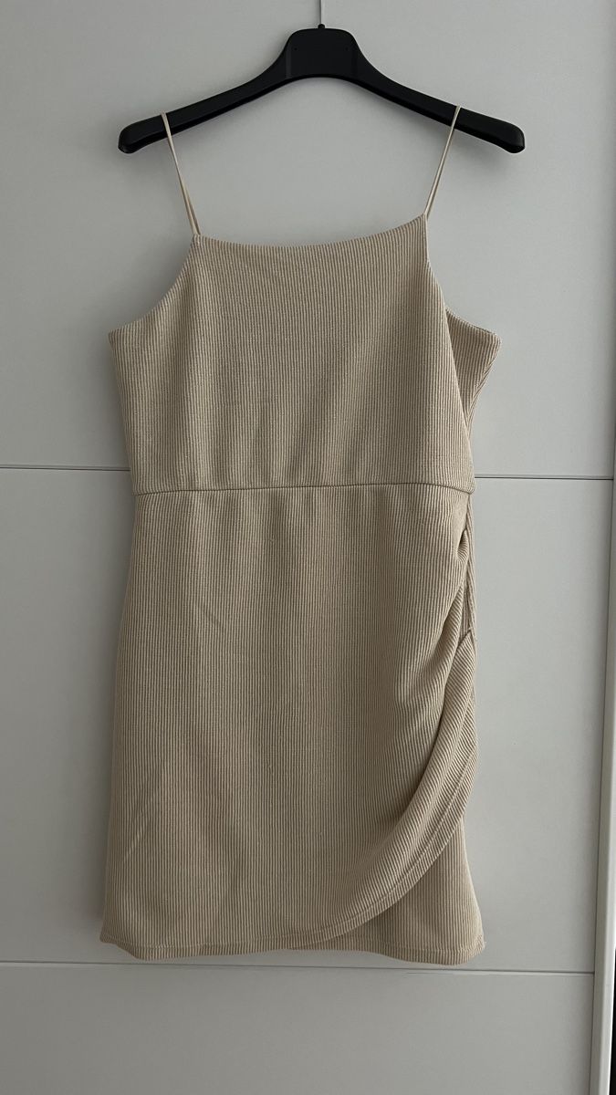 Mango Vestiti: Mango Rippkleid in Beige, Grösse S – Nuovo (secondo la descrizione) da Steinmaur venduto da Kiki_m240