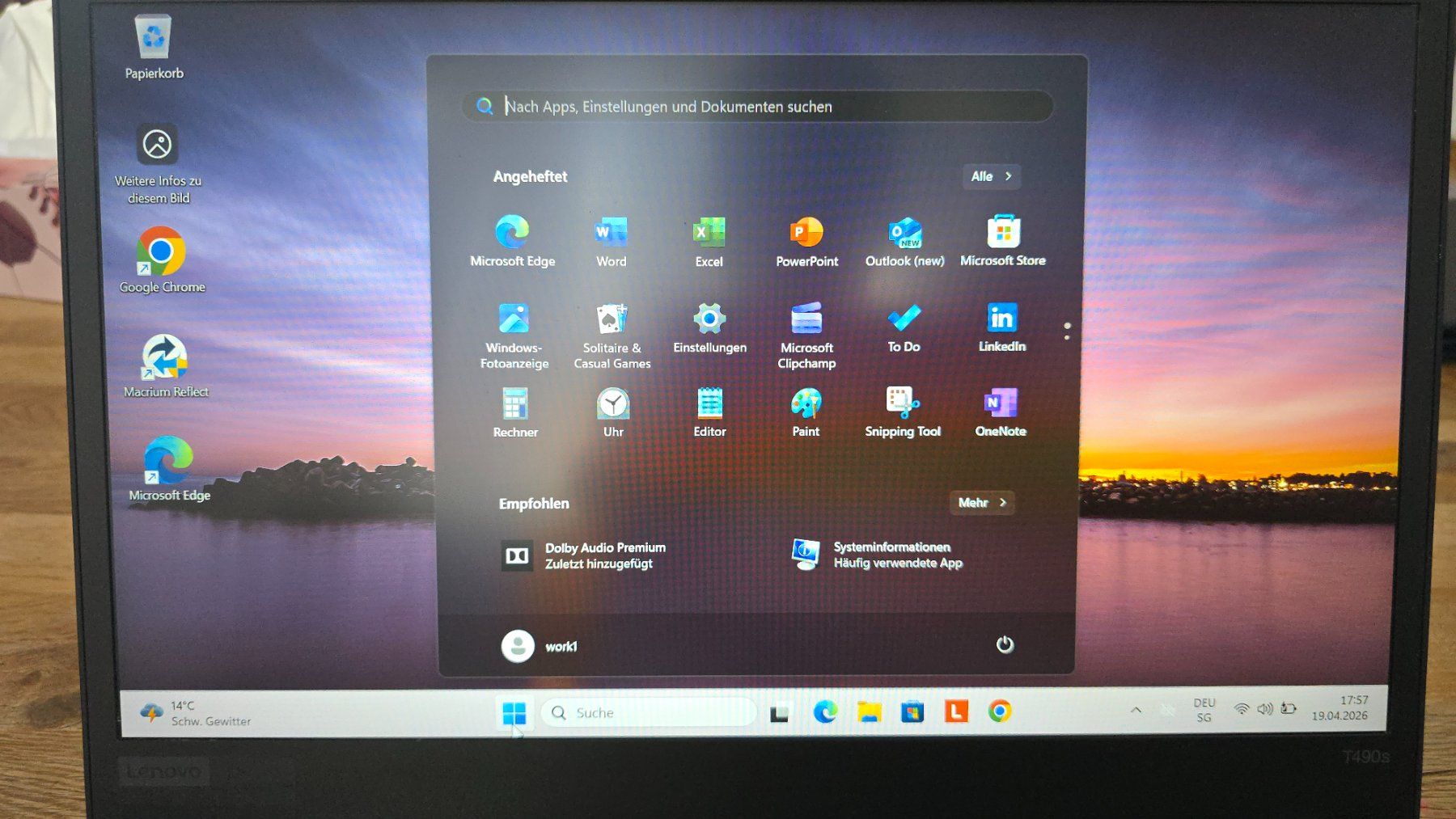 Lenovo Notebook: Lenovo ThinkPad T490S 256 GB/ SSD Windows 11 – Usato da Wallisellen venduto da theblacksheep 1