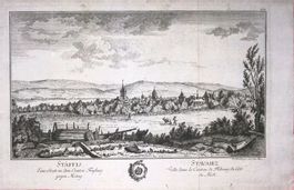 Estavayer Originalkupferstich 1780