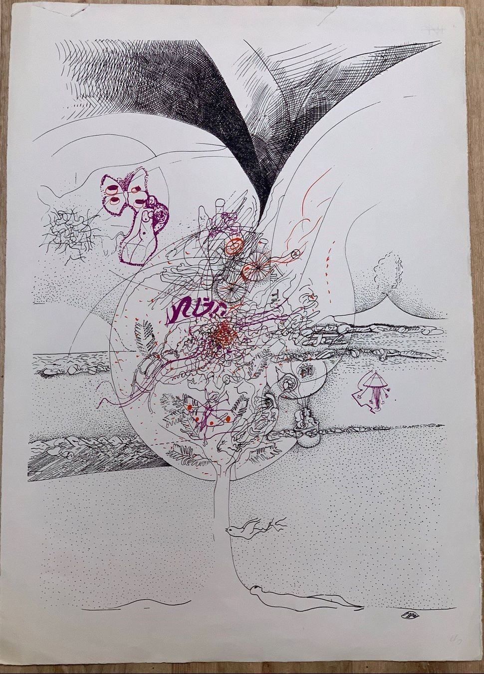 Grafica & Litografie: Pierre Baltensperger LITHOGRAPHIE SIGNIERT – Usato da Gersau venduto da grafik-kunst