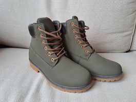 Olive Grüne Boots, Top Zustand, Grösse 38 Herbst/Winter!
