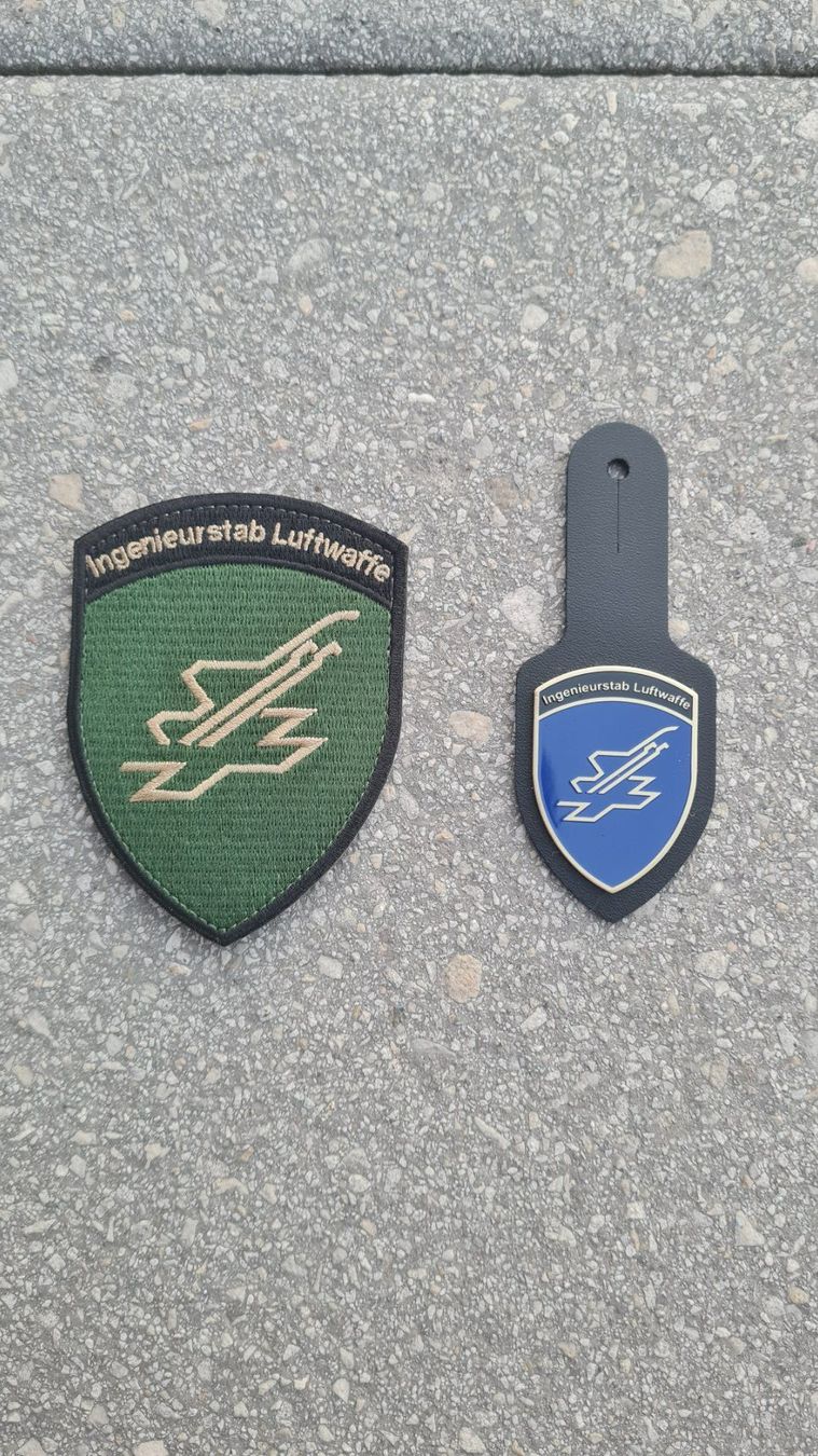 Schweizer Armee Patches: CH Armee / Badge / "Ingenieurstab Luftwaffe" / Abzeichen – Neu (gemäss Beschreibung) aus Safenwil von TOMLUK