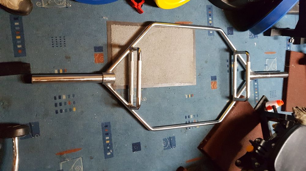 Hex Bar Bis 200kg Belastbar I Hexagon Hantelstange 142cm (30mm Aufnahme