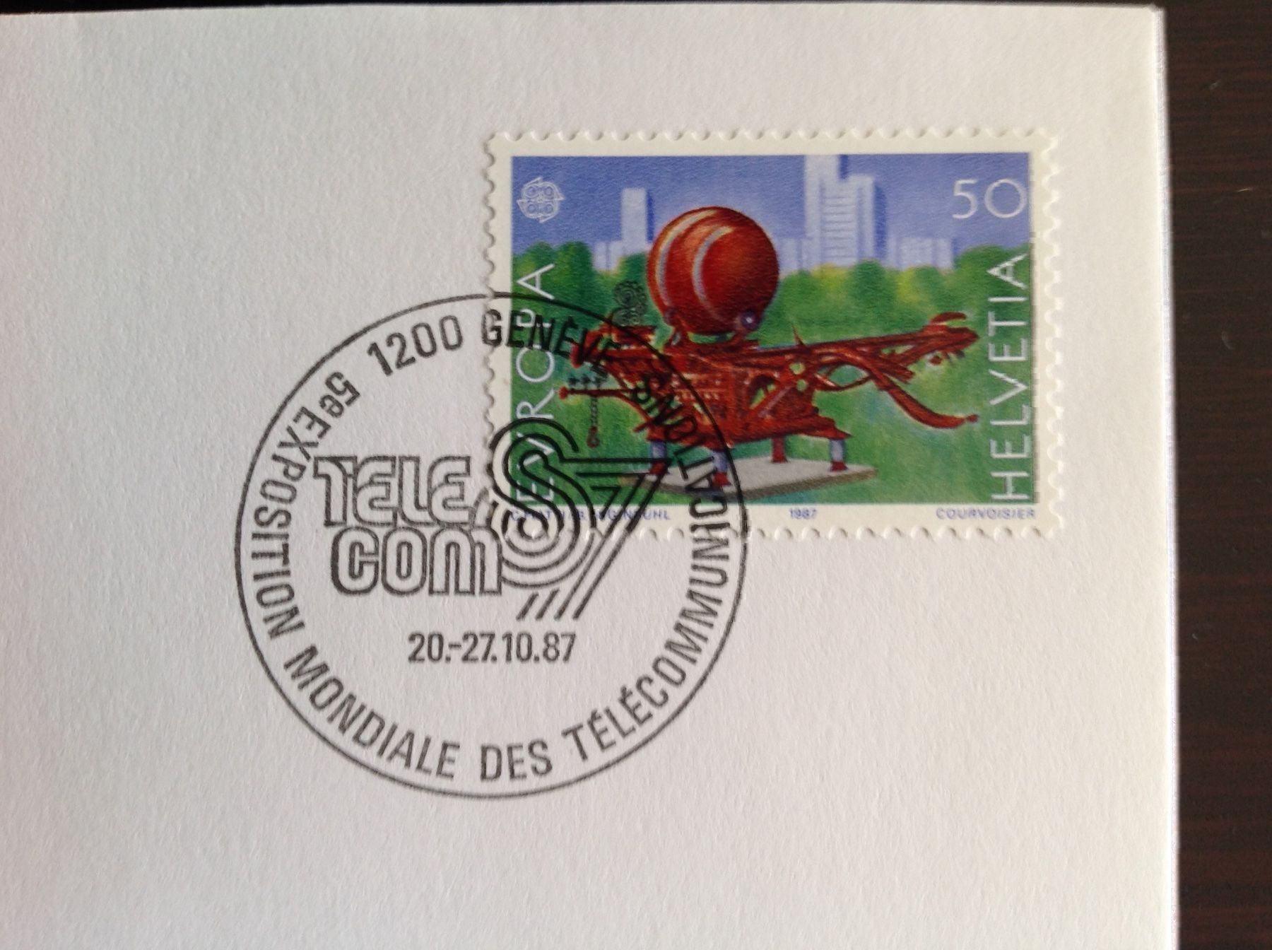 Tutti i francobolli: Sonderstempel Geneve 1987 – Usato da Horw venduto da Luki49 3