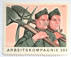 Soldatenmarke 2.WK, Arbeits Kompanie 205, Wi HD-Arb 13