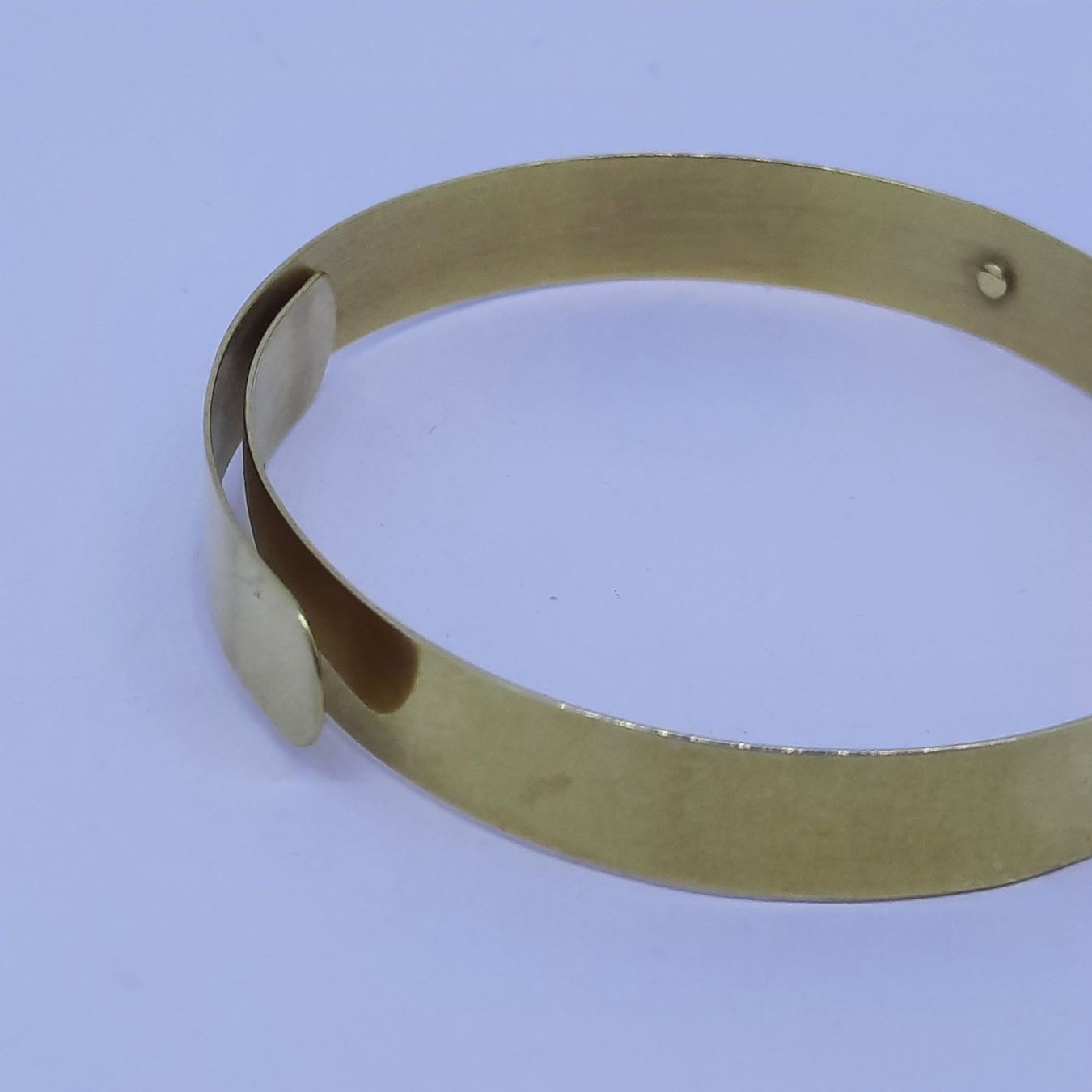 Bracciali & Braccialetti: Edler Goldarmreif mit verstellbarem Durchmesser – Usato da Unterägeri venduto da Altgoldschmuck 1
