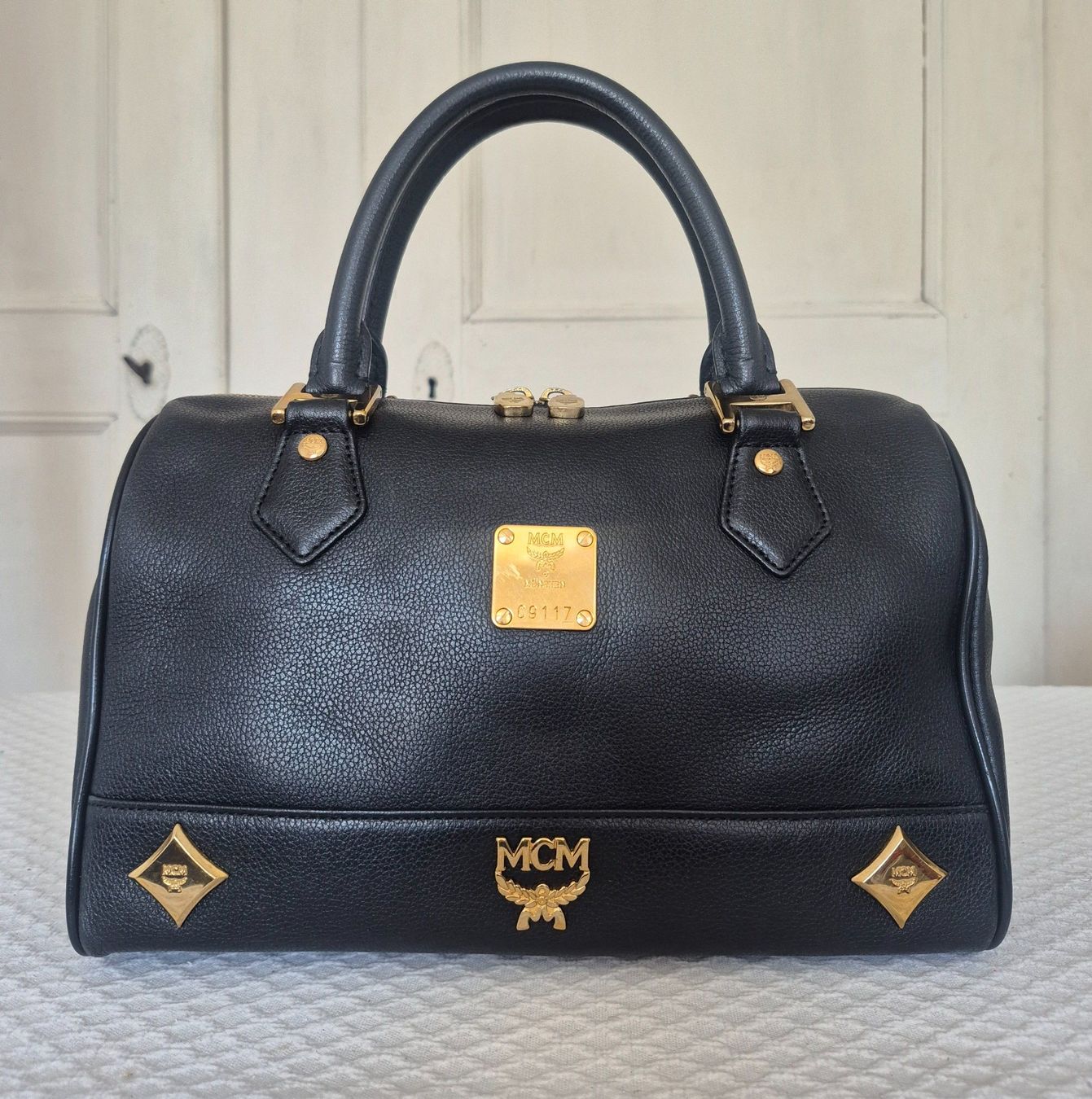 Mcm Borse da donna: MCM Boston Bag, aus Leder – Usato da Dottikon venduto da Pega7