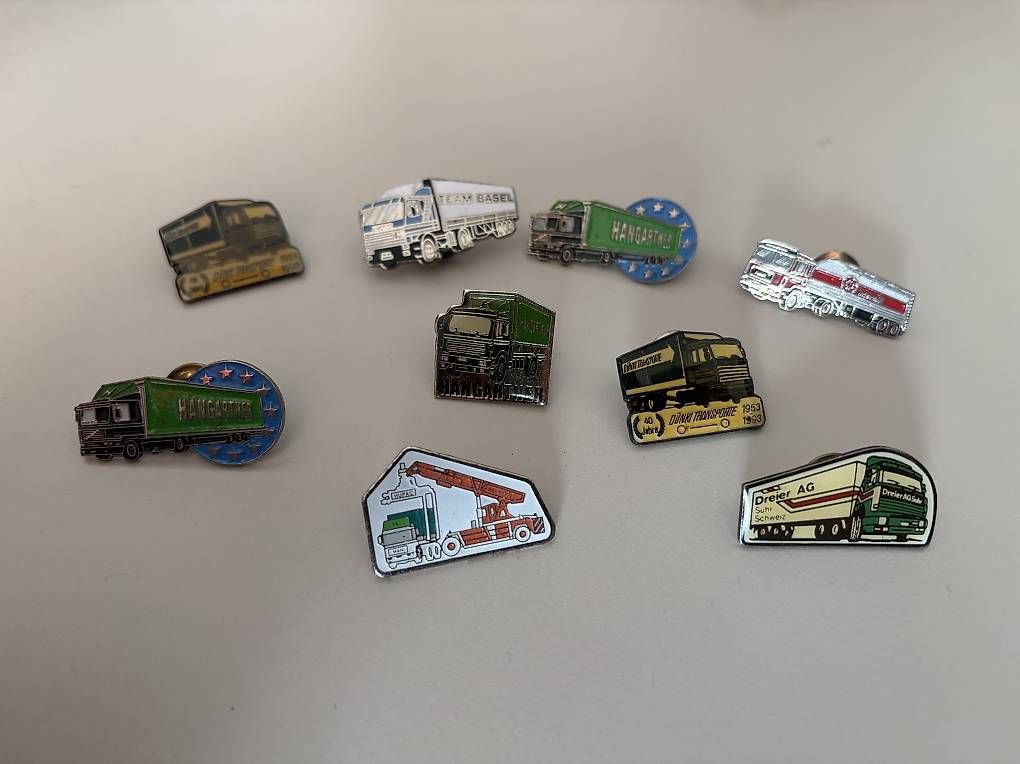 Placchette & Badge: Div Pins, LkW, Eisenbahn – Usato da Aristau venduto da PP_swiss