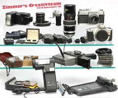 gr. Foto-Wühlkiste, Kameras, Objektiv, Blizu, Kleinmaterial