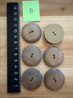 6 grosse Knöpfe