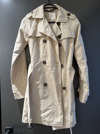 Damen Trenchcoat beige Grösse XS Clockhouse NEU