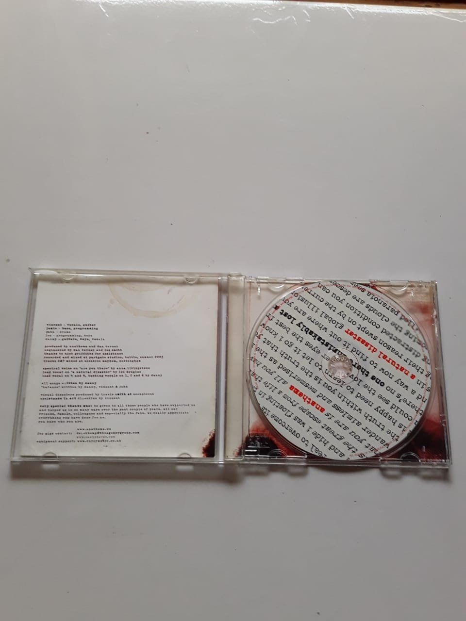 CD: Anathema - A Natural Disaster – Usato da Lenzburg venduto da Sepulmander 3