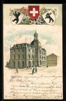 Litho Herisau, Blick zum neuen Postgeb