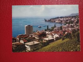 Montreux Waadt Blick auf das Eurohotel