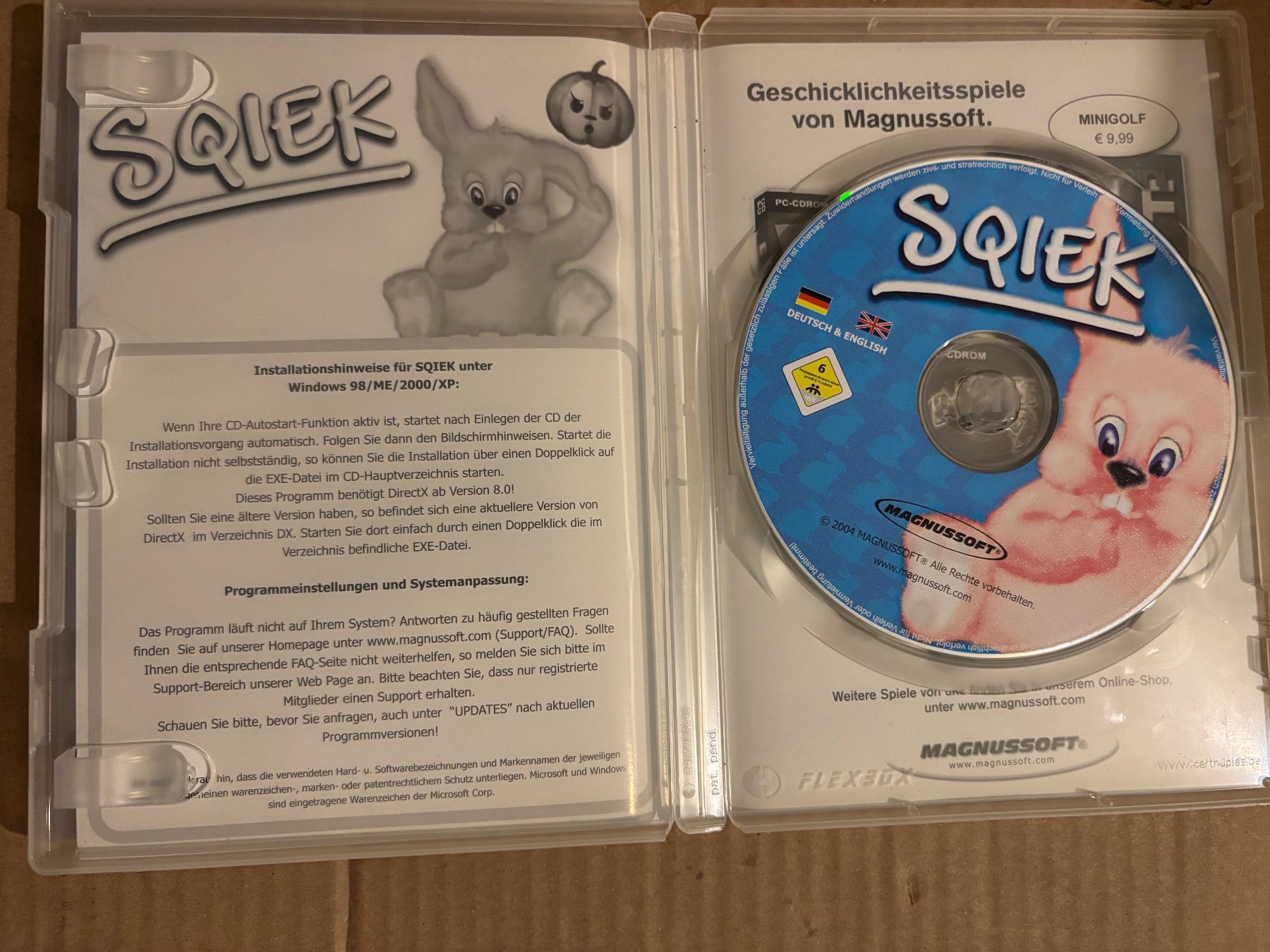 Spiele: PC-CDROM SQIEK Magnussoft Spiel mit Leveleditor – Gebraucht aus Pfäffikon ZH von Emporos_42 2