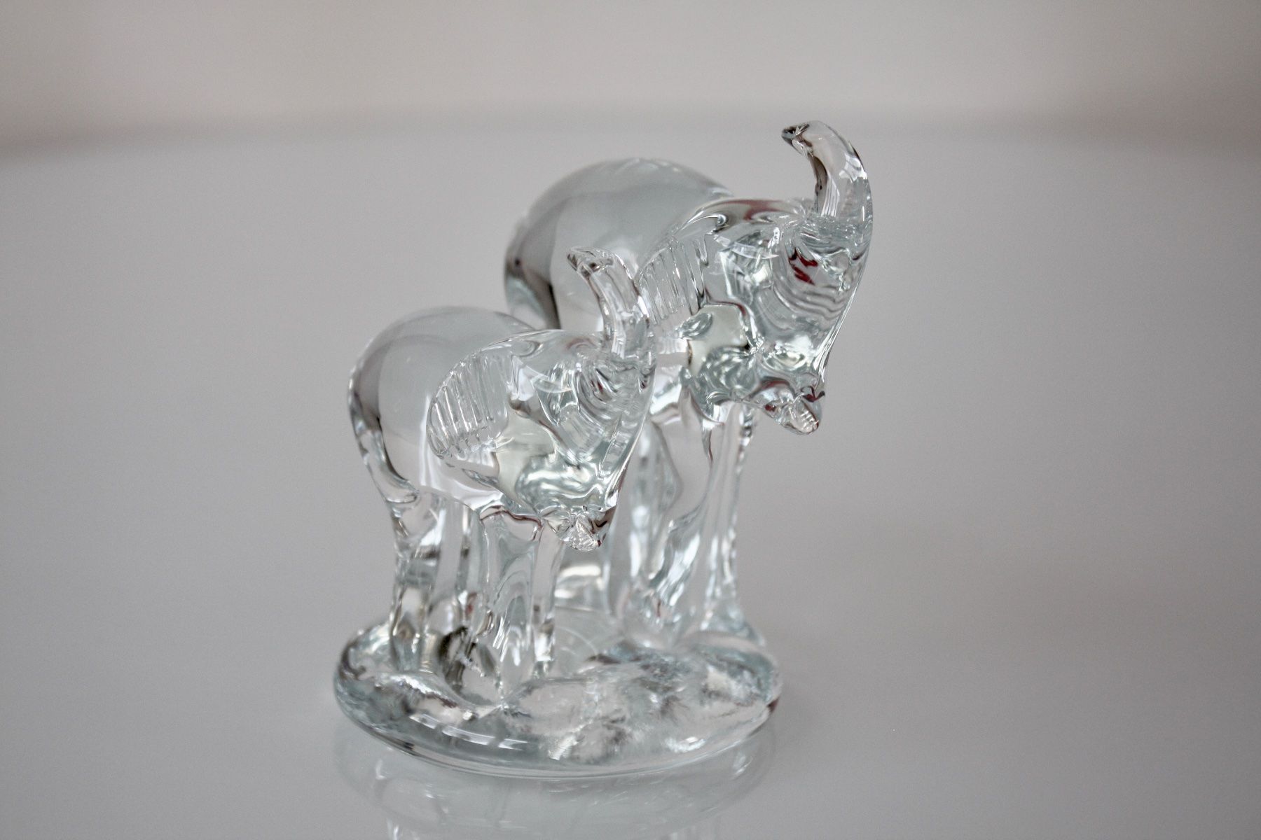 Statuette: Elefanten Paar aus Glass – Usato da Niederglatt ZH venduto da maggie25 1