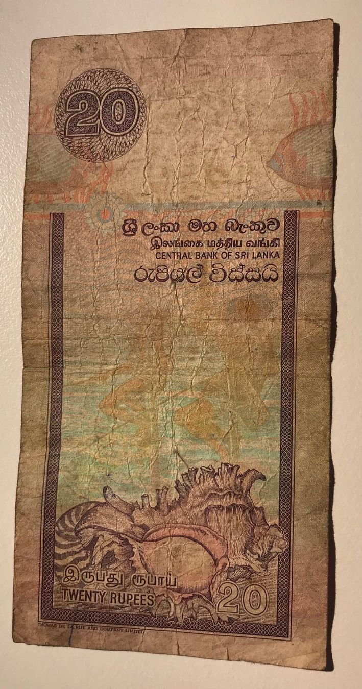 Banconote: Sri Lanka 20 Rupees 2006 – Usato da Algetshausen venduto da Carrhard 1