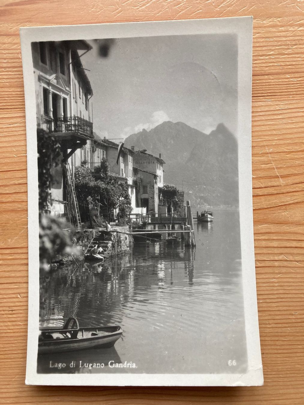 Cartoline postali: Gandria - 4 AK ab 1933 – Usato da Oberuzwil venduto da Henri09 2