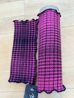 Colora Armstulpen / Mittli / Pulswärmer, Pink/Schwarz, NEU