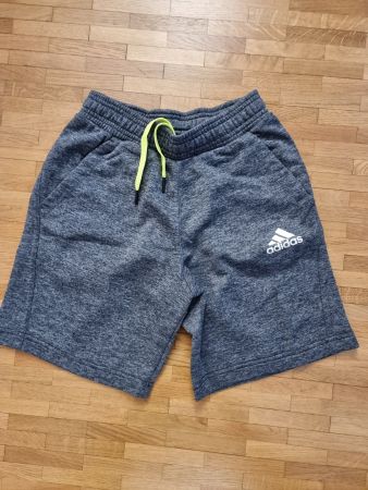 Short sport gris Adidas pour Ado