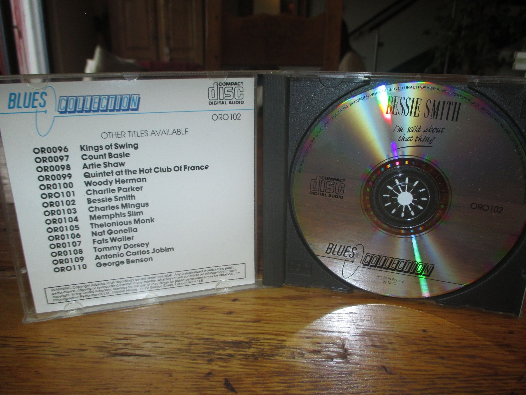 CD: BESSIE SMITH I'm Wild About That Thing CD – Usato da Monthey venduto da blackcat45 2