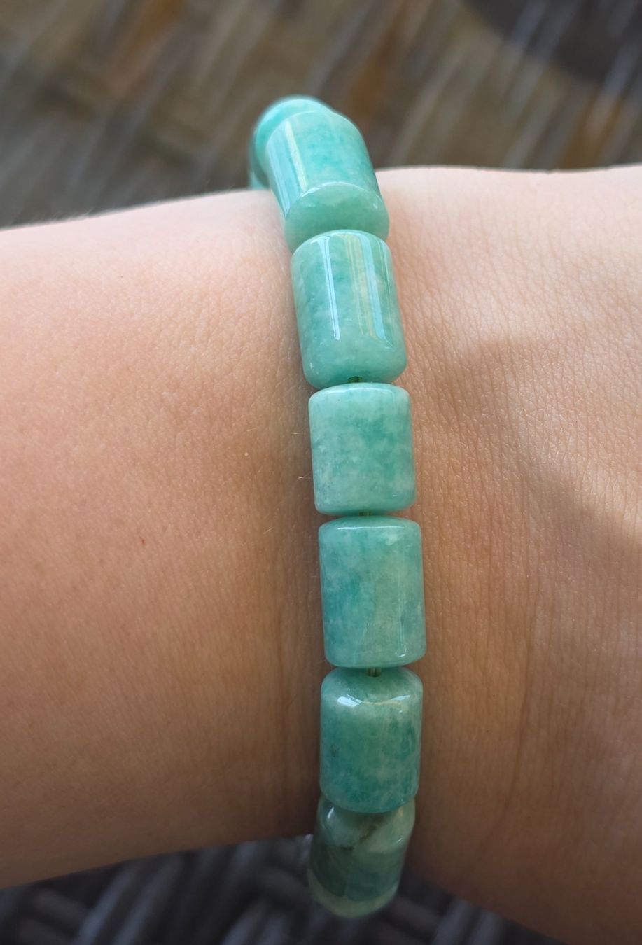 Mineralien & Heilsteine: 💚 Amazonit Sommerarmband ✨ Nr A – Neu und originalverpackt aus Matzingen von Shay_Crystalz