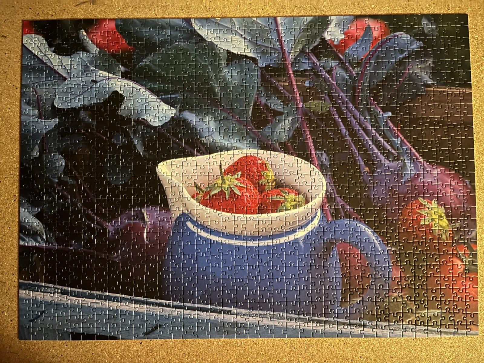 Ravensburger Puzzle: Puzzle 1000 Blaue Impressionen – Usato da Rafz venduto da Powacaddy 1