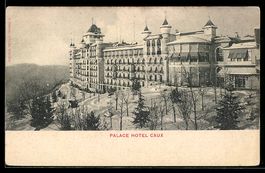 AK Caux, Palace Hotel im Winter
