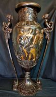 Jugendstil Bronzevase, Frankreich um 1890 sehr groß 60.5 kg