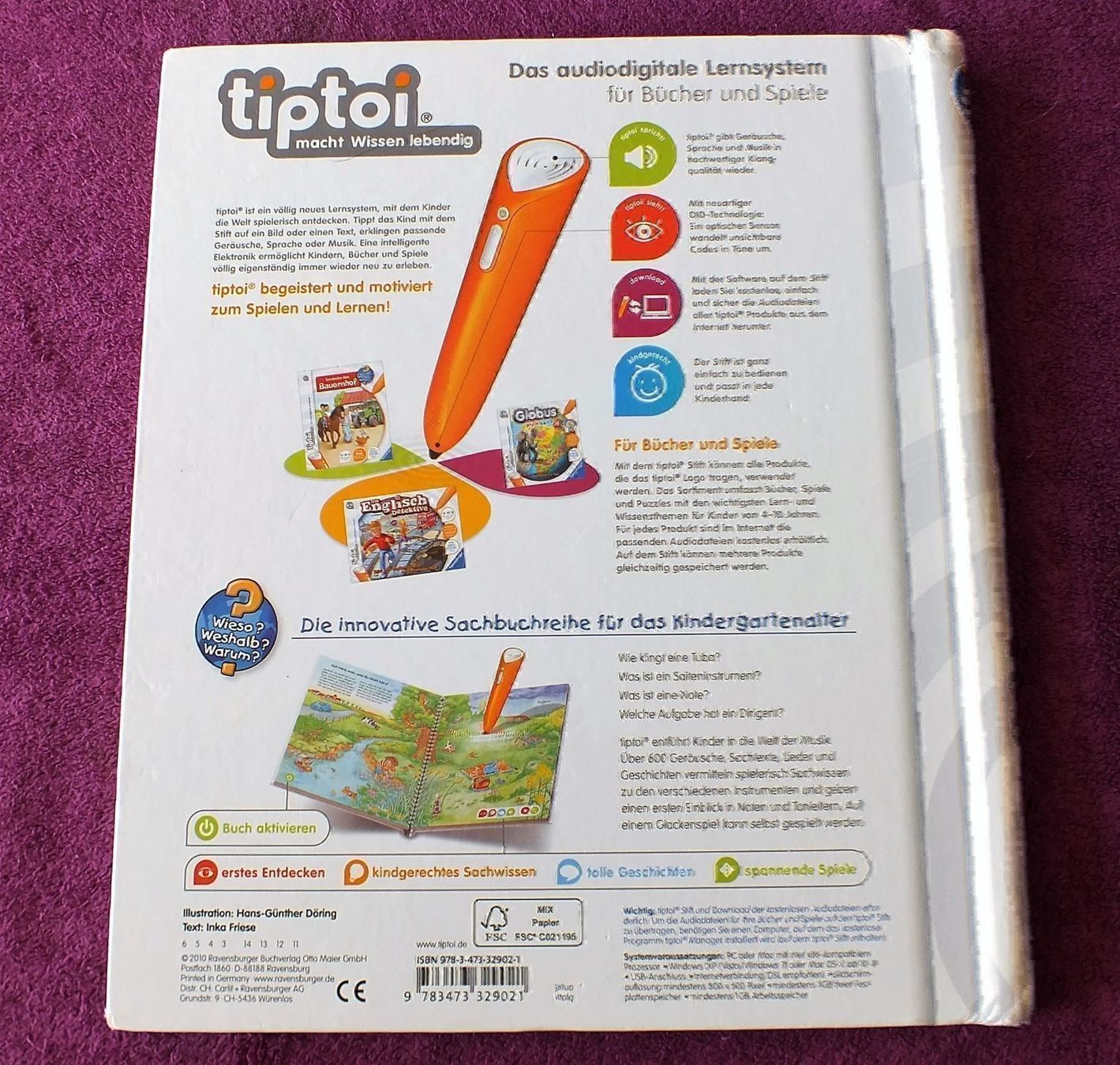 Libri: tiptoi Buch - Die Welt der Musik – Usato da Müllheim Dorf venduto da Seeeule01 9