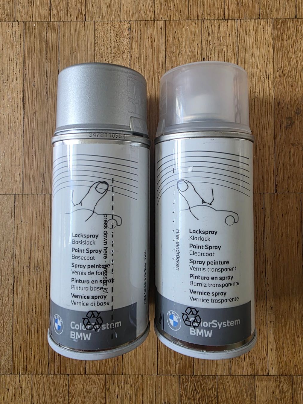 Colori: Bmw lackspray A83 Glaciersilber met. – Nuovo (secondo la descrizione) da Zürich venduto da Aorus