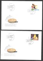 2 FDC 1134 - 1135 Serie Einzelmarken ET Bern 7.9.2004