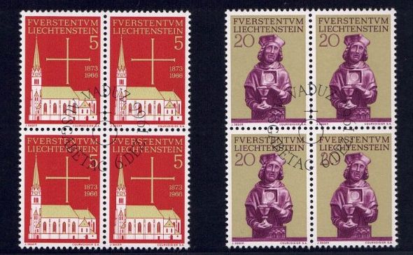 Tous les timbres: LIECHTENSTEIN Briefmarken 1966 – Neuf (Voir description) à Pfäffikon ZH par Romulus 1