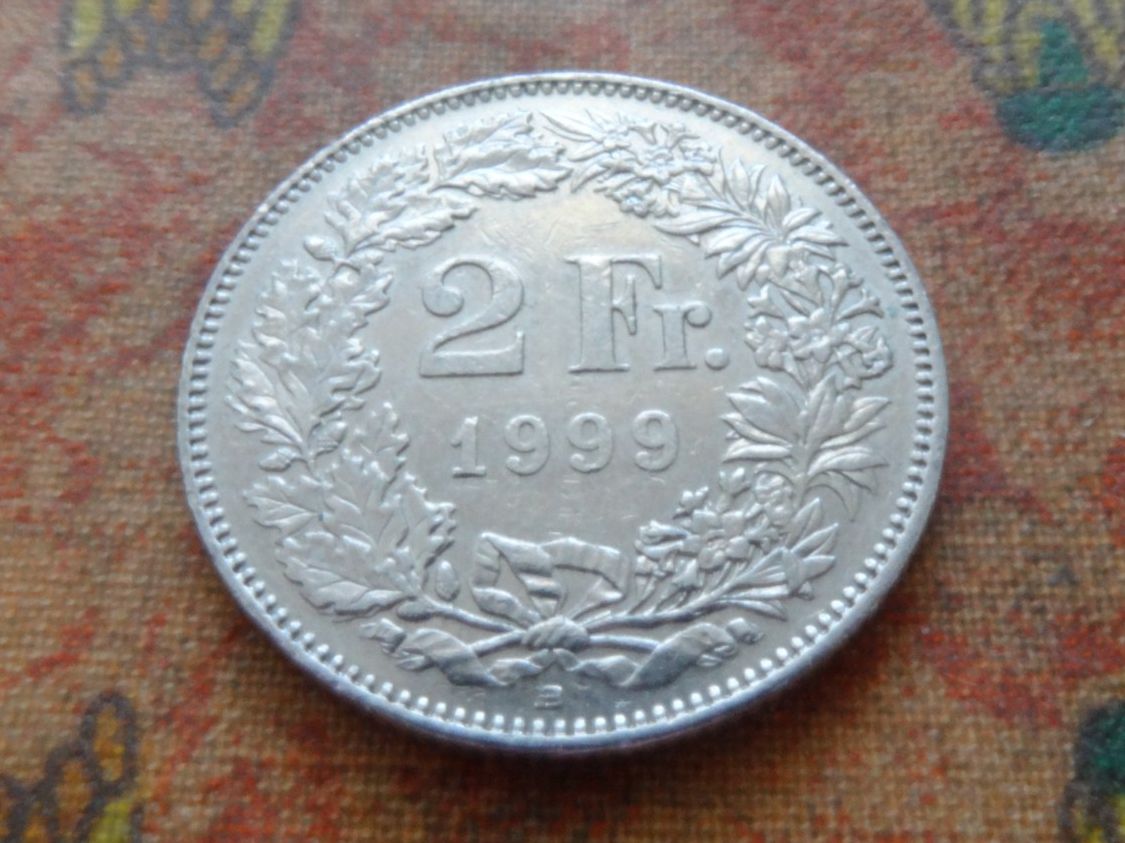 Tutti le monete: 2 Fr. 1999 – Usato da Romanel-sur-Lausanne venduto da Swift13